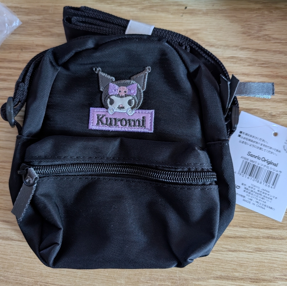 Licensed "FACTORY SECOND" Original Sanrio -Kuromi crossbody